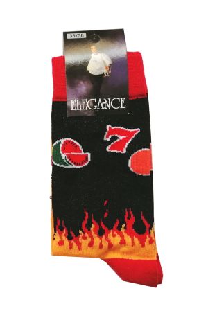 Чорапи с интересни мотиви, размер 35-38