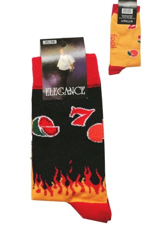 Чорапи с интересни мотиви, размер 35-38