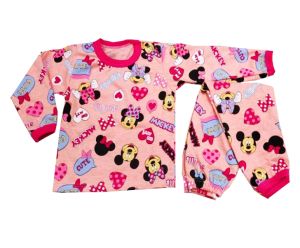 Ватирани пижами с принт Мини и Мики, размери 92см - 116см