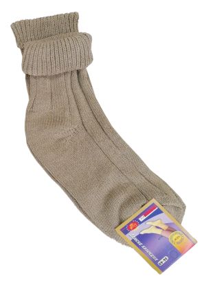 Вълнени чорапи бежови, размер 36 - 40