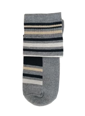 Термо чорапи райе сиво, размер 36-39
