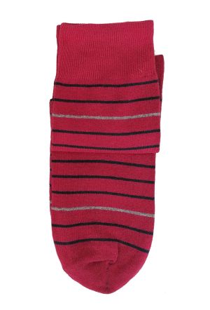 Чорапи бордо в райе, размер 36-39