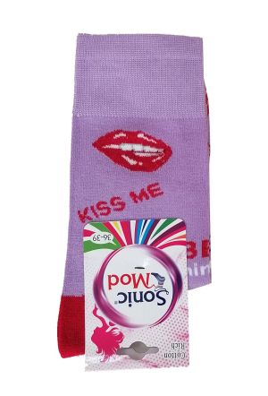 Лилави чорапи Kiss me, размер 36-39