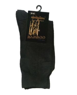 Летни чорапи Бамбук черни, размери 39 - 46