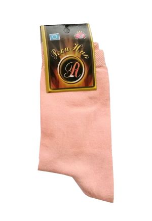 Едноцветни чорапи свтла пудра, размер 36-40