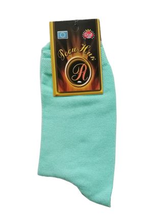 Едноцветни чорапи светлозелени, размер 36-40