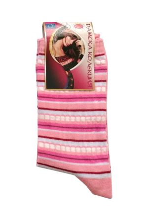 Дамски чорапи райе, размер 36-40