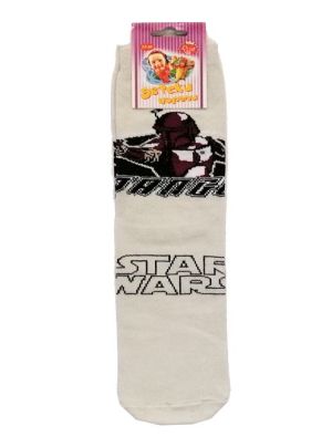 Детски чорапи с надпис STARWARS, размер 27-30