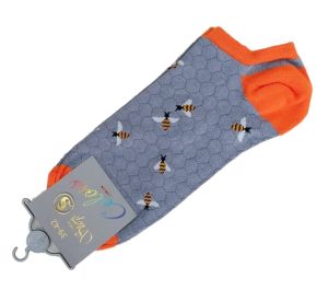 Чорапи терлик с мотив Пчели, размери 39 - 46